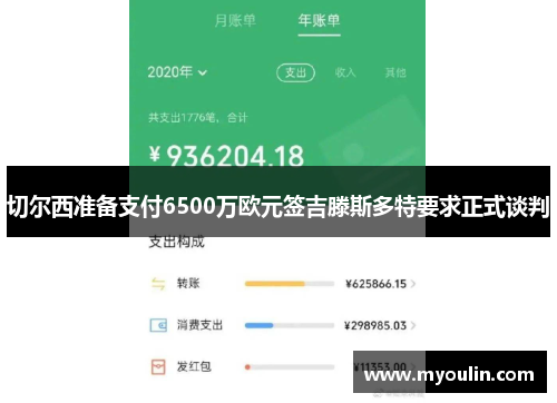切尔西准备支付6500万欧元签吉滕斯多特要求正式谈判